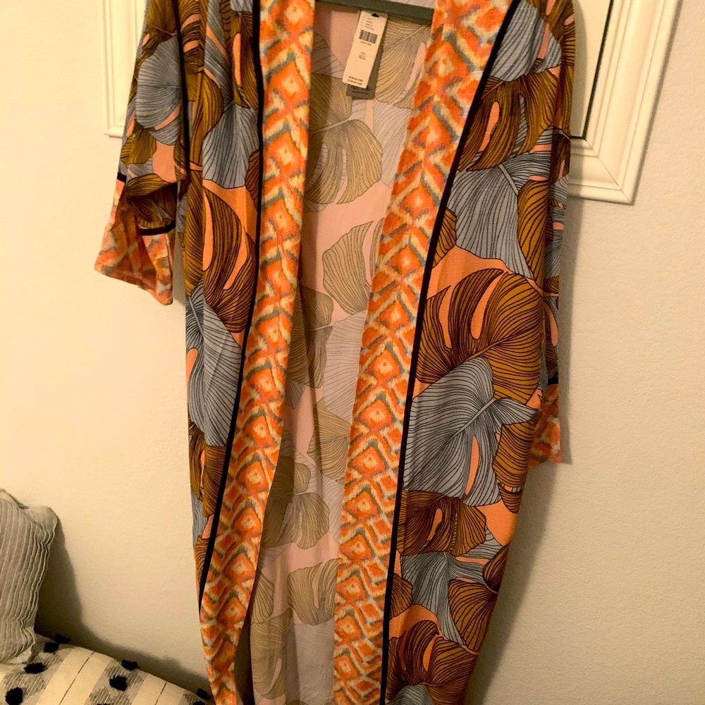 Long Anthropologie cover cardigan top BRAND NEW